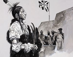 amerikansk indianer av English School