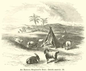 An Eastern Shepherds Tent, Jesaja, xxxviii, 12 av English School