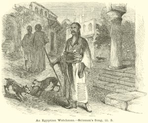 En egyptisk vekter, Solomons sang, iii, 3 av English School