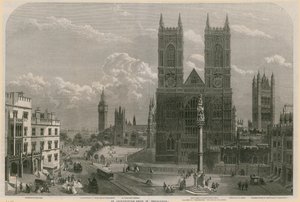 En arkitektonisk gruppe i Westminster av English School