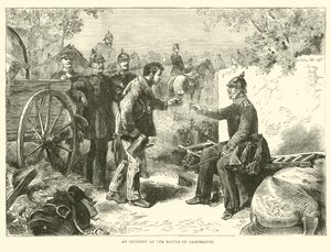 En hendelse i slaget ved Gravelotte, august 1870 av English School
