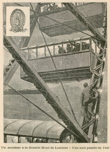 En hendelse på Great Wheel i London - en natt i luften av English School