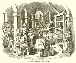 Gammelt nederlandsk trykkeri av English School