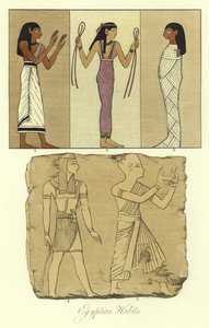 Gamle egyptiske kostymer av English School
