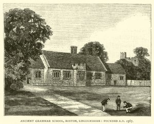 Ancient Grammar School, Boston, Lincolnshire, grunnlagt 1567 e.Kr av English School