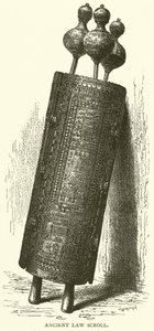 Ancient Law Scroll (gravering) av English School
