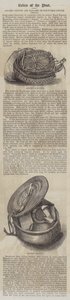 Ancient Skippet og Hanaper i Public Record Office (gravering) av English School