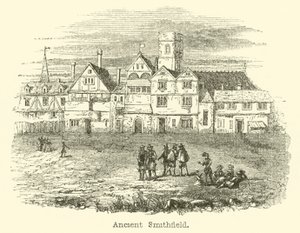 Ancient Smithfield (gravering) av English School