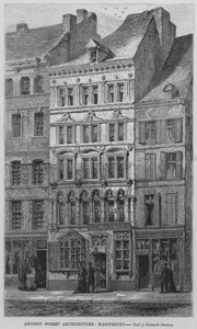 Ancient Street Architecture, Maestricht (gravering) av English School