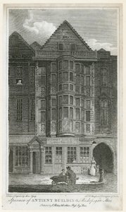 Eldgammel bygning i Bishopsgate Street av English School