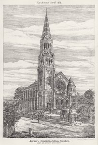 Anerley Congregational Church (gravering) av English School