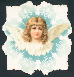 Angel Face, julekort av English School