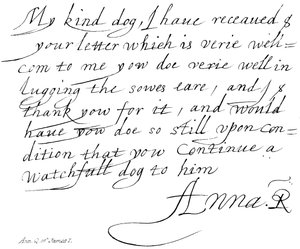 Ann, Q av James I av English School