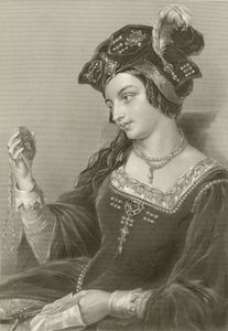 Anne Boleyn, andre kone til kong Henry VIII av English School
