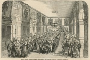 Årlig middag for guvernørene i Bridewell og Bethlehem sykehus av English School