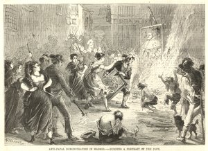 Antipavelig demonstrasjon i Madrid av English School