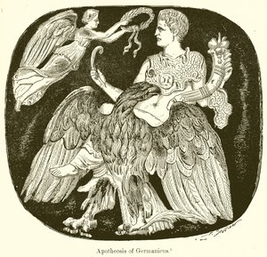 Apoteose av Germanicus av English School