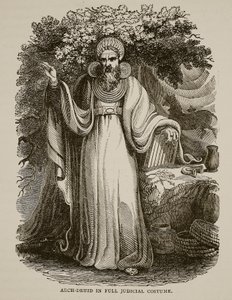 Arch-Druid i full rettsdrakt av English School