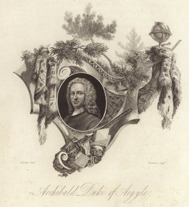 Archibald Campbell, tredje hertug av Argyll, skotsk politiker, advokat og soldat (gravering) av English School