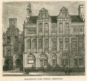 Arkitektur til London School Board: Blackheath Road School, Greenwich, London av English School