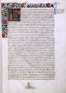 Arkiv 9432 f.3 Side med tekst med opplyst initial 