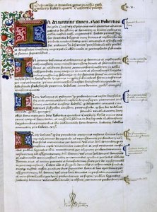 Arkiv 9432 f.5 Side med tekst med opplyst initial 