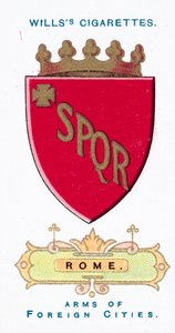 Arms of Rome (chromolitho) av English School