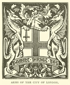 Wappen der Stadt London von English School