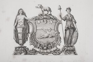 Arms of the Foundling Hospital av English School