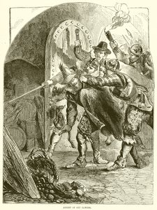 Arrestasjon av Guy Fawkes av English School
