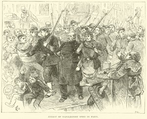 Arrestasjon av napoleonistiske spioner i Paris, oktober 1870 av English School