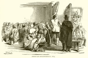 Arrestasjon av ikke-konformister, 1614 av English School