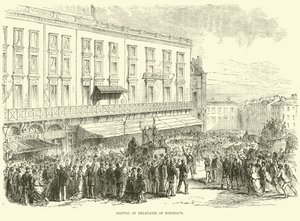 Ankomst av delegater til Bordeaux, desember 1870 av English School