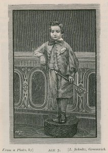 Arthur W Pinero, 7 år gammel av English School