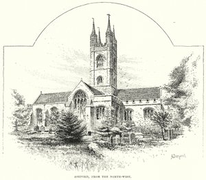 Ashford, fra nordvest (gravering) av English School
