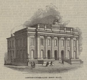 Ashton-under-Lyne rådhus av English School