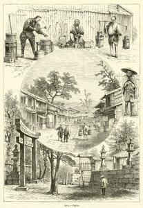Asia, Japan (gravering) av English School