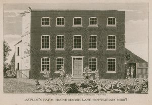 Asplins Farm House, Marsh Lane, Tottenham, London  av English School