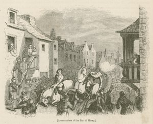 Ermordung des Earl of Moray von English School