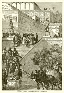 Assyrian Palace restaurert.--Kovunjik av English School