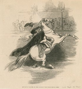 Astleys Amphitheatre, London - Scene i sirkuset av English School