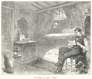 Hjemme på «Pera» (gravering) av English School