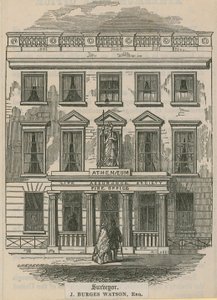 Athenaeum Life Assurance Society, brannkontoret, London av English School