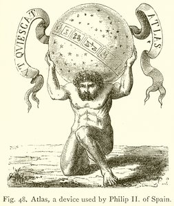 Atlas, en enhet brukt av Filip II av Spania av English School