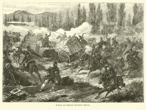 Angrep på fransk proviantkonvoi, september 1870 av English School