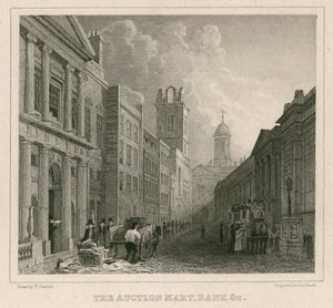 Auction Mart, St Bartholomews Lane, London og Bank av English School