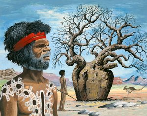 australsk aborigin av English School