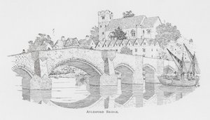 Aylesford-broen (lito) av English School