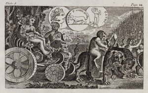 Bacchus (gravering) av English School