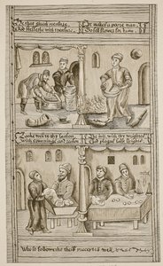 Bakers of York, 1595-1596 (sepia-bilde) av English School